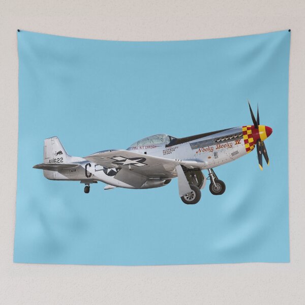 Item preview, P-51D Mustang Nooky Booky IV WW2 Warbird Vector Art designed and sold by AfterburnerLab.