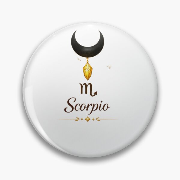 Item preview, Scorpio Zodiac Boho Celestial Moon Gold Art designed and sold by BohoMysticArt.