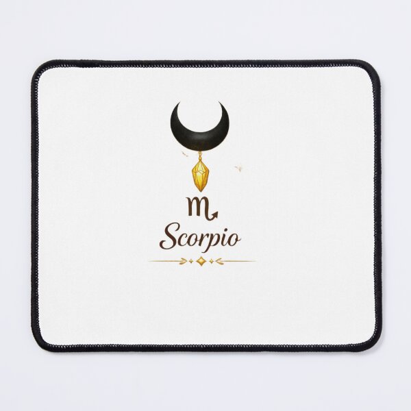 Item preview, Scorpio Zodiac Boho Celestial Moon Gold Art designed and sold by BohoMysticArt.