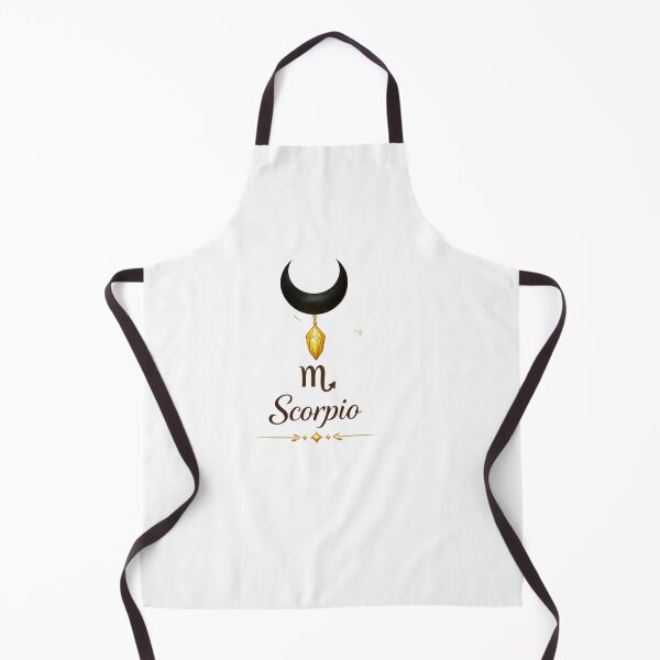 Item preview, Scorpio Zodiac Boho Celestial Moon Gold Art designed and sold by BohoMysticArt.
