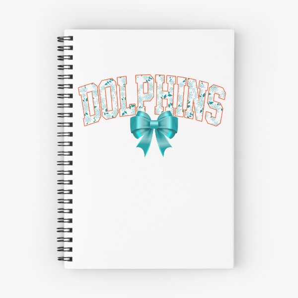 Item preview, Dolphins Floral Coquette Bow Football Team Spirit designed and sold by RockTheFeal.