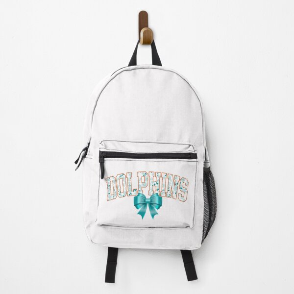 Item preview, Dolphins Floral Coquette Bow Football Team Spirit designed and sold by RockTheFeal.