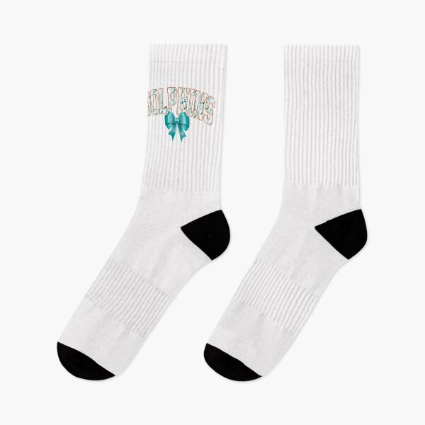 Item preview, Dolphins Floral Coquette Bow Football Team Spirit designed and sold by RockTheFeal.