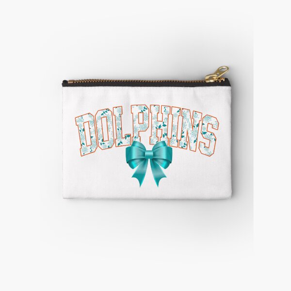 Item preview, Dolphins Floral Coquette Bow Football Team Spirit designed and sold by RockTheFeal.