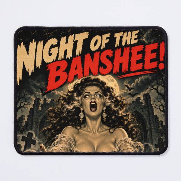 Item preview, Night of the Banshee: Retro Gothic Horror Art designed and sold by MissSaylor.