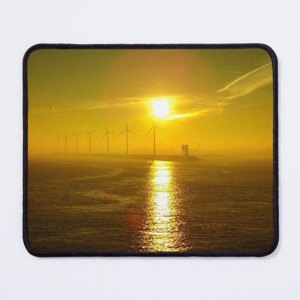 Item preview, Sunrise at the Port of Zeebrugge designed and sold by ArtworkNorth.