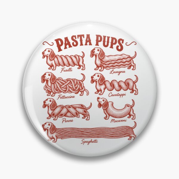 Item preview, Pasta Pups Funny Dachshund Italian Food Dog designed and sold by will freed18.