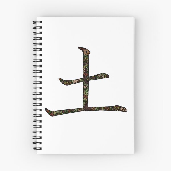 Item preview, Zentangle Saturday Earth Kanji Japanese Element Art designed and sold by FioreDiCiliegio.