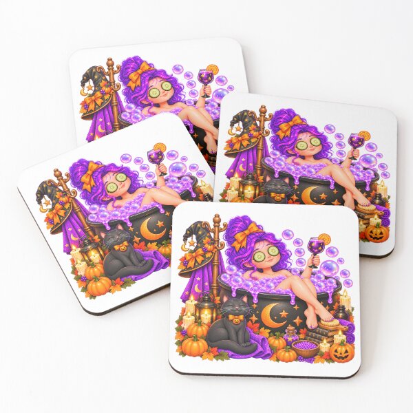 Item preview, Cauldron Bubble Bath – Cute Witchy Halloween Spa designed and sold by The Cutting Room.
