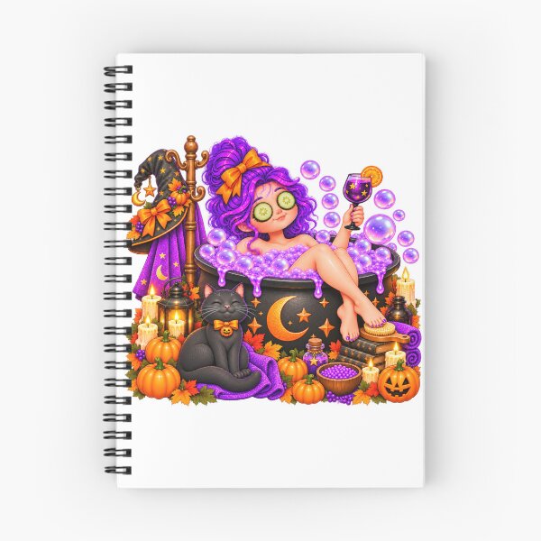 Item preview, Cauldron Bubble Bath – Cute Witchy Halloween Spa designed and sold by The Cutting Room.