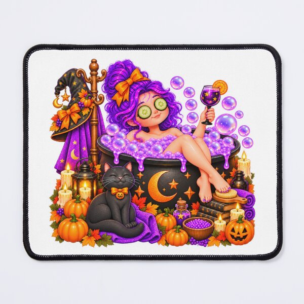 Item preview, Cauldron Bubble Bath – Cute Witchy Halloween Spa designed and sold by The Cutting Room.