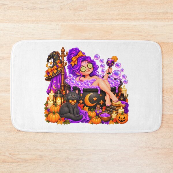 Item preview, Cauldron Bubble Bath – Cute Witchy Halloween Spa designed and sold by The Cutting Room.