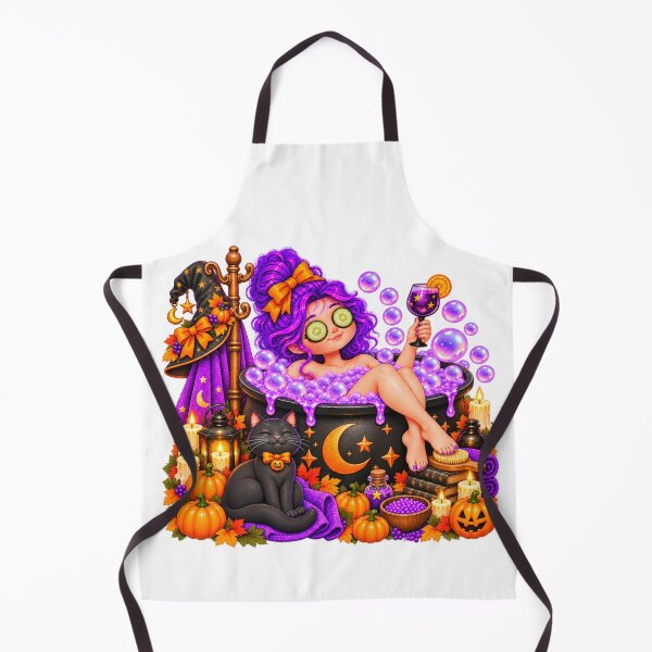 Item preview, Cauldron Bubble Bath – Cute Witchy Halloween Spa designed and sold by The Cutting Room.