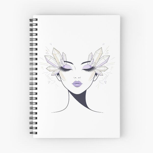Item preview, Ethereal Crystal Woman: Minimalist Vector Art Illustration designed and sold by Nubian Style.