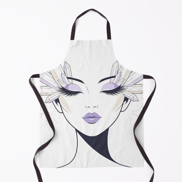 Item preview, Ethereal Crystal Woman: Minimalist Vector Art Illustration designed and sold by Nubian Style.