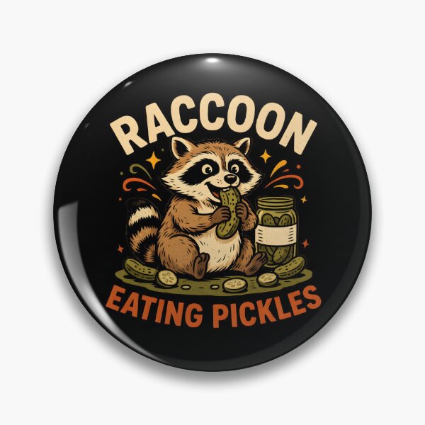 Item preview, Raccoon Eating Pickles designed and sold by PAinTIENCE.