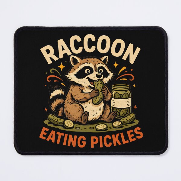 Item preview, Raccoon Eating Pickles designed and sold by PAinTIENCE.