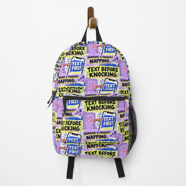 Item preview, Text Before Knocking – Funny College Dorm Door Poster designed and sold by astersgraphics.