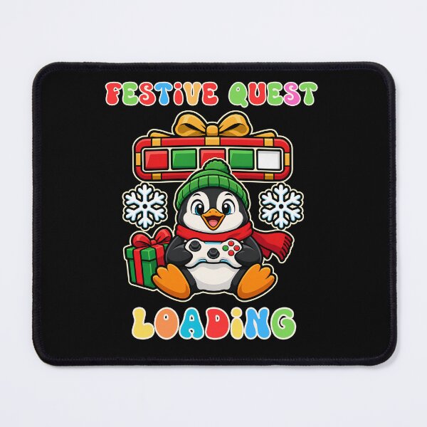 Item preview, Festive Quest Loading Penguin Gamer designed and sold by Bawek85Designs.