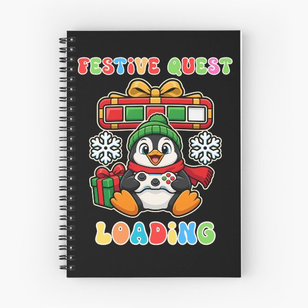 Item preview, Festive Quest Loading Penguin Gamer designed and sold by Bawek85Designs.