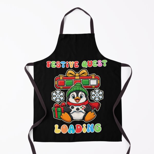 Item preview, Festive Quest Loading Penguin Gamer designed and sold by Bawek85Designs.