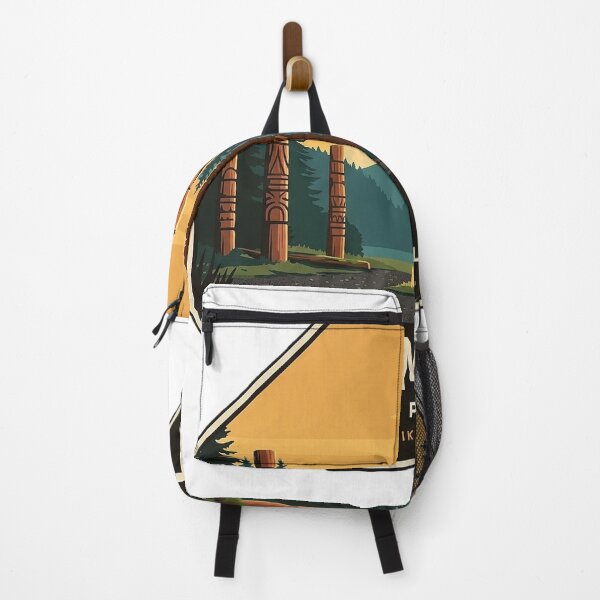 Item preview, Totem Bight Totem Pole Trail Ketchikan Alaska Vintage Badge designed and sold by DetourDgn.