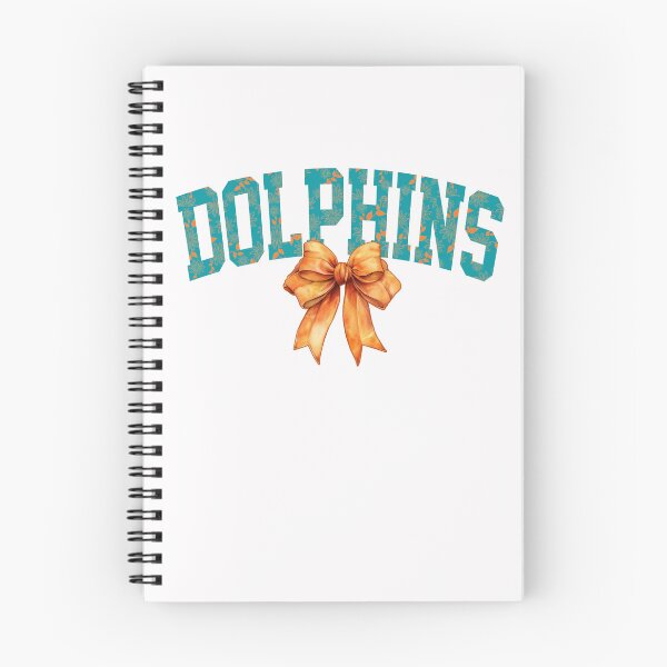 Item preview, Dolphins Floral Coquette Bow designed and sold by RockTheFeal.