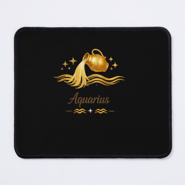 Item preview, Aquarius Zodiac Boho Celestial Gold Water Bearer Art designed and sold by BohoMysticArt.