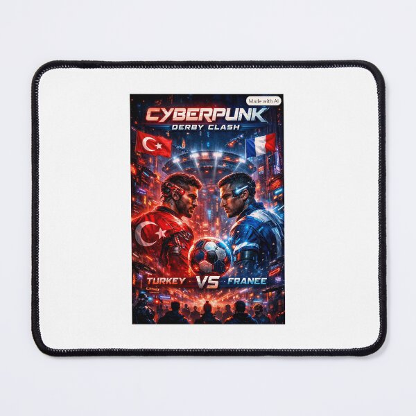 Item preview, Cyberpunk Nations Clash — Turkiye vs France designed and sold by synthesisnft.