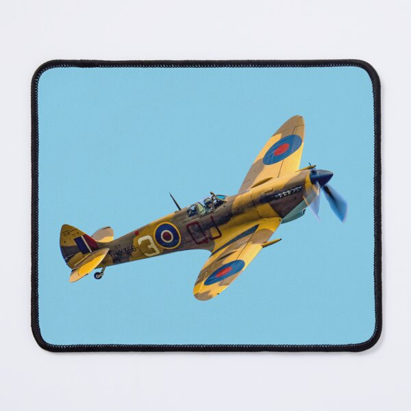 Item preview, Spitfire Fighter Aircraft High-G Banking Vector Art designed and sold by AfterburnerLab.