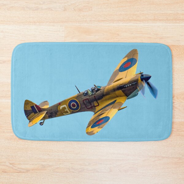 Item preview, Spitfire Fighter Aircraft High-G Banking Vector Art designed and sold by AfterburnerLab.