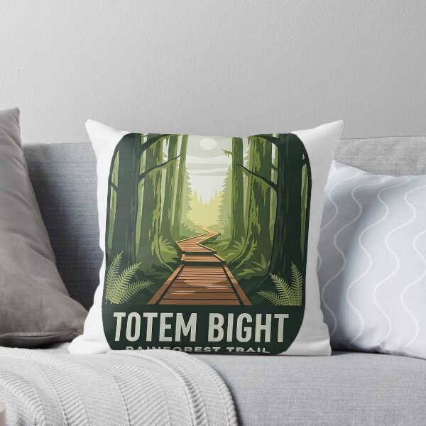 Item preview, Totem Bight Rainforest Trail Ketchikan Alaska Vintage Sticker designed and sold by DetourDgn.