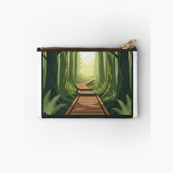 Item preview, Totem Bight Rainforest Trail Ketchikan Alaska Vintage Sticker designed and sold by DetourDgn.
