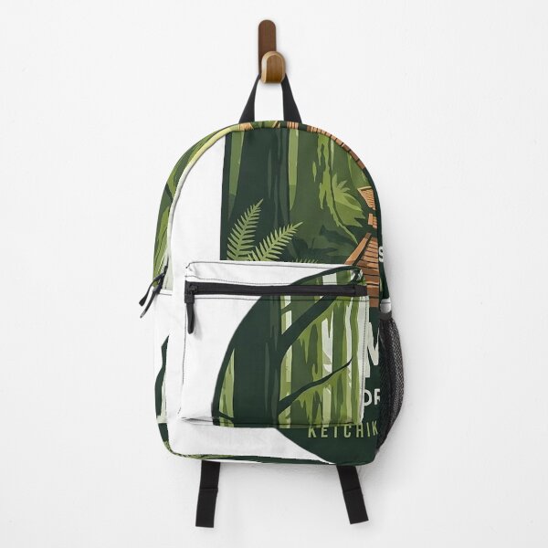 Item preview, Totem Bight Rainforest Trail Ketchikan Alaska Vintage Sticker designed and sold by DetourDgn.