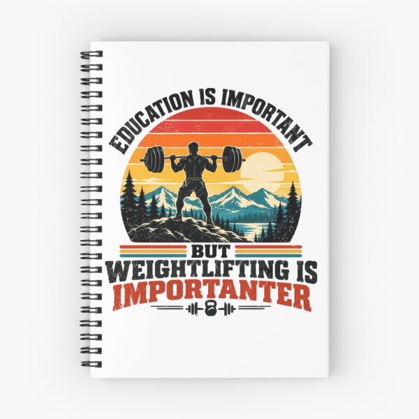 Item preview, Education Is Important But Weightlifting Is Importer Weightlifting Powerlifting Gym Fitness Humor designed and sold by SkeletonsDanger.