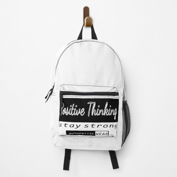 Item preview, "Positive Thinking - Authentic Wear" Typography T-Shirt Graphic Design designed and sold by Carftora786.