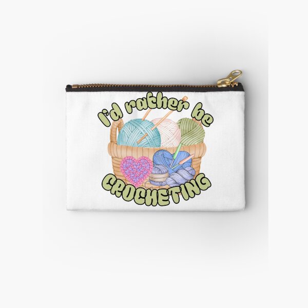 Item preview, I'd Rather Be Crocheting Yarn Basket Illustration designed and sold by Rynasvz.