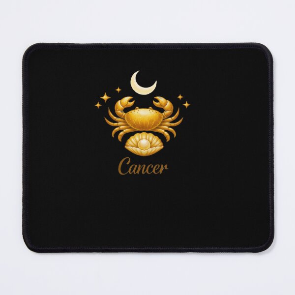 Item preview, Cancer Zodiac Boho Celestial Gold Crab Art designed and sold by BohoMysticArt.