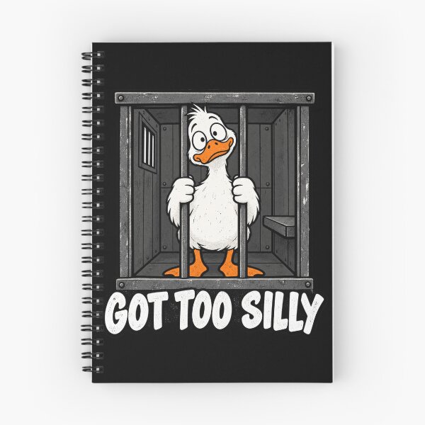 Item preview, Got Too Silly Duck in Jail Funny Meme  designed and sold by will freed18.