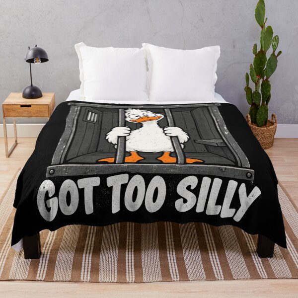 Item preview, Got Too Silly Duck in Jail Funny Meme  designed and sold by will freed18.