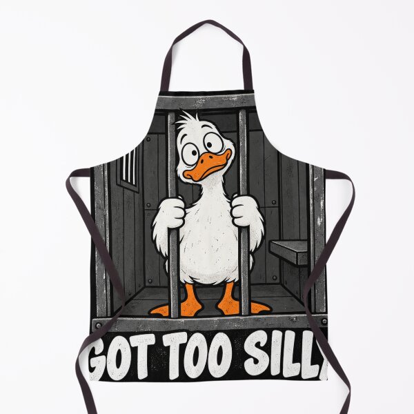 Item preview, Got Too Silly Duck in Jail Funny Meme  designed and sold by will freed18.