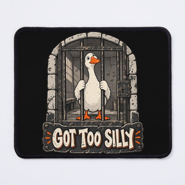 Item preview, Got Too Silly Funny Goose Jail Meme designed and sold by will freed18.
