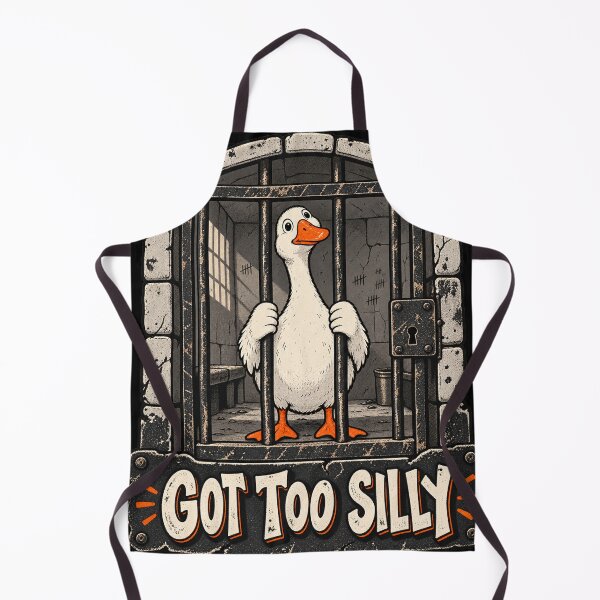 Item preview, Got Too Silly Funny Goose Jail Meme designed and sold by will freed18.