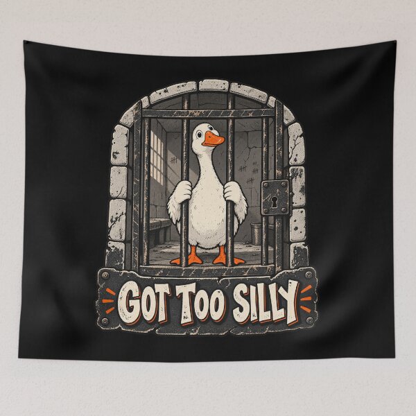 Item preview, Got Too Silly Funny Goose Jail Meme designed and sold by will freed18.