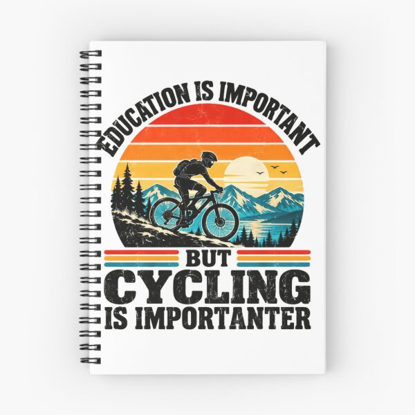 Artikelvorschau, Bildung ist wichtig, aber Radfahren ist wichtiger. Lustiger Radfahrer, Fahrradhobby entworfen und verkauft von HumansStuck12.