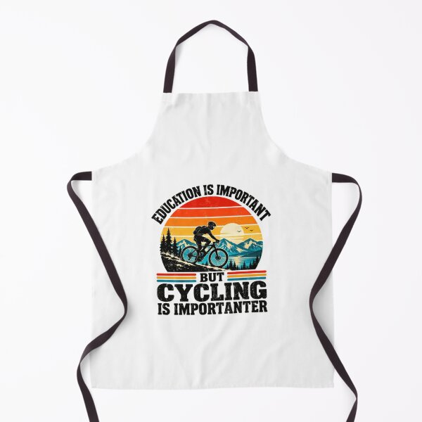 Item preview, Education Is Important But Cycling Is Importanter Funny Cyclist Biking Hobby designed and sold by HumansStuck12.
