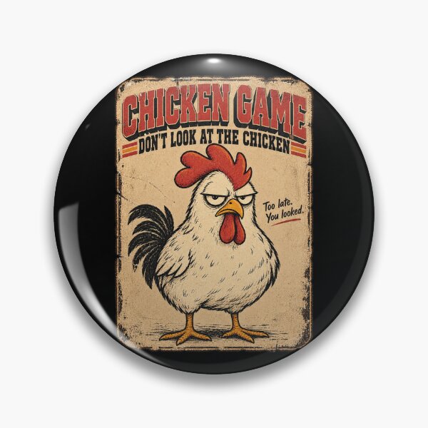 Item preview, Chicken Game Don’t Look at the Chicken Funny Farm Humor designed and sold by will freed18.