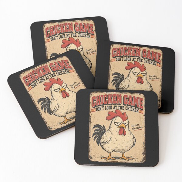 Item preview, Chicken Game Don’t Look at the Chicken Funny Farm Humor designed and sold by will freed18.