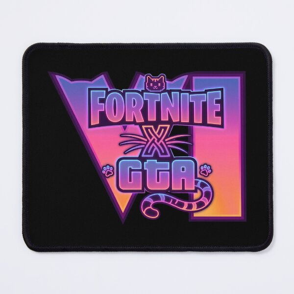 Item preview, Epic Feline Gaming Crossover - Battle Royale x Grand Theft VI Neon Cat designed and sold by Retro Whiskers.