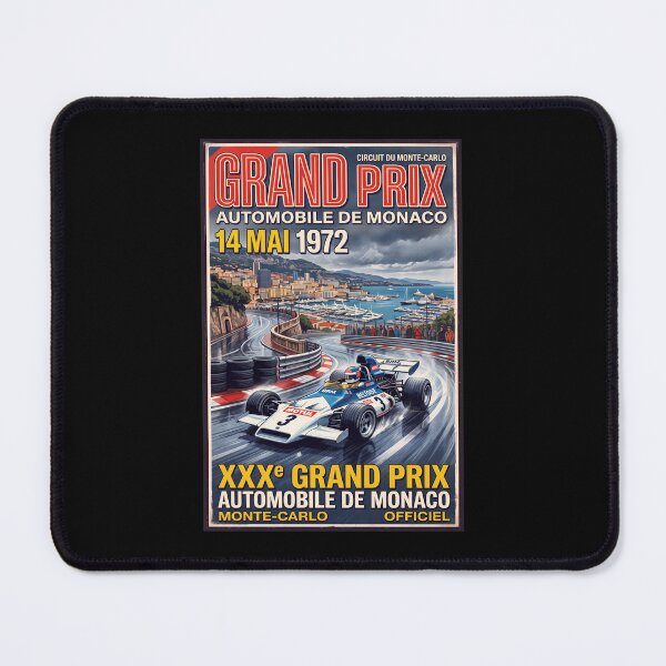 Item preview, Monaco Grand Prix Retro Racing designed and sold by ArtworkNorth.